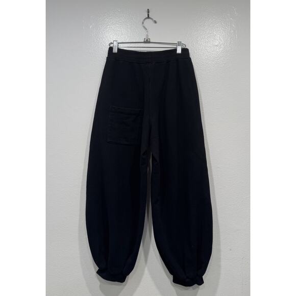 NAP Loungewear Black Crop Jogger Women’s Balloon Leg Pocket Pull On READ - Picture 2 of 9